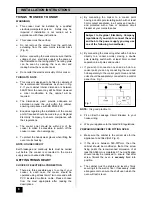 Preview for 8 page of Tricity Bendix BD 921 Operating And Installation Instructions