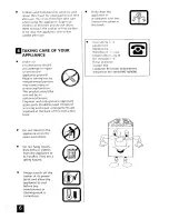 Preview for 8 page of Tricity Bendix BD910 Series Instruction Booklet