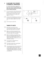 Preview for 31 page of Tricity Bendix BD910 Series Instruction Booklet