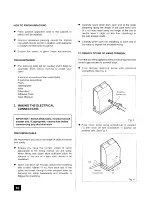 Preview for 10 page of Tricity Bendix Bedale Operating And Installation Instructions