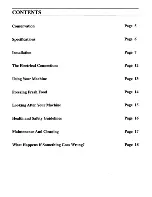 Preview for 2 page of Tricity Bendix BF 420 Instructions For Use And Care Manual