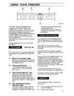 Preview for 11 page of Tricity Bendix BF 421 W Operating And Installtion Instructions