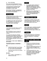 Preview for 12 page of Tricity Bendix BF 421 W Operating And Installtion Instructions