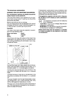 Preview for 6 page of Tricity Bendix BF422W Operating And Installation Manual