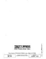 Preview for 18 page of Tricity Bendix BK 205 Operating And Installation Manual