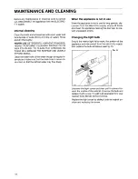 Предварительный просмотр 12 страницы Tricity Bendix BL 492 W Operating And Installation Instructions