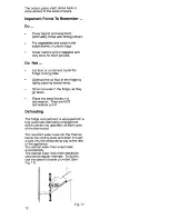 Preview for 12 page of Tricity Bendix BL 601 W Operating And Installation Instructions