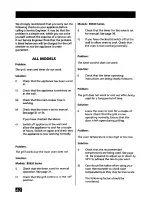 Preview for 43 page of Tricity Bendix BS 610 Operating Instructions And Owner'S Manual