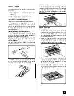 Preview for 21 page of Tricity Bendix BS 612 Operating & Installation Instructions Manual