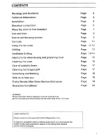 Preview for 3 page of Tricity Bendix BS 690 GR Operating And Installation Manual