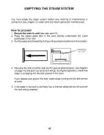 Preview for 44 page of Tricity Bendix BS670 Operating And Installation Instructions