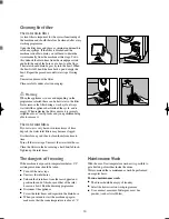 Preview for 20 page of Tricity Bendix BWD 1011 Operating & Installation Instructions Manual