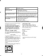 Preview for 22 page of Tricity Bendix BWD 1011 Operating & Installation Instructions Manual