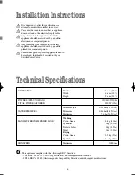 Preview for 26 page of Tricity Bendix BWD 1011 Operating & Installation Instructions Manual