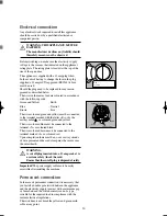 Preview for 30 page of Tricity Bendix BWD 1011 Operating & Installation Instructions Manual