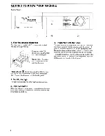 Preview for 8 page of Tricity Bendix CAW 810 Operating And Installation Instructions