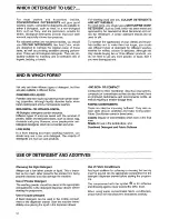 Preview for 12 page of Tricity Bendix CAW1010 Operating And Installation Instructions