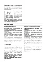 Preview for 10 page of Tricity Bendix CDW 029 Operating And Installation Manual