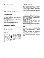 Preview for 12 page of Tricity Bendix CDW 029 Operating And Installation Manual