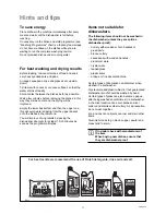 Preview for 11 page of Tricity Bendix CDW 087 Operating & Installation Instructions Manual