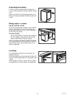 Preview for 25 page of Tricity Bendix CDW 101 Operating And Installation Instructions