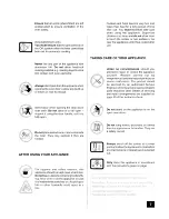 Preview for 7 page of Tricity Bendix CHEVIOT Operating And Installation Instructions