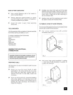 Preview for 11 page of Tricity Bendix CHEVIOT Operating And Installation Instructions