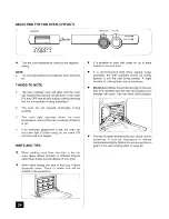 Preview for 24 page of Tricity Bendix CHEVIOT Operating And Installation Instructions