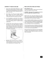 Preview for 47 page of Tricity Bendix CHEVIOT Operating And Installation Instructions