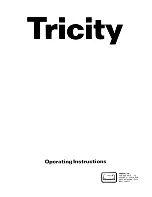 Tricity Bendix Cooker Operating Instructions Manual preview