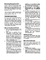 Preview for 10 page of Tricity Bendix Cooker Operating Instructions Manual