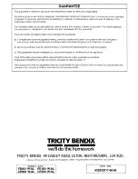 Предварительный просмотр 20 страницы Tricity Bendix CPD81 AL Operating And Installation Instructions