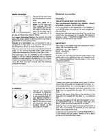 Preview for 5 page of Tricity Bendix CPW 1000 Operating And Installation Instructions