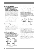 Preview for 32 page of Tricity Bendix CSG500 User Manual