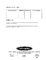 Preview for 36 page of Tricity Bendix CSI 6001 Operating And Installation Instructions