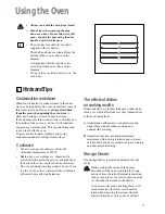 Preview for 9 page of Tricity Bendix CSIE 223W Instruction Booklet