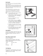 Preview for 20 page of Tricity Bendix CSIE 503 Instruction Booklet