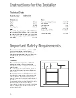 Preview for 26 page of Tricity Bendix CSIE 503 Instruction Booklet