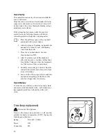 Preview for 18 page of Tricity Bendix CSIE 506 X Instruction Booklet