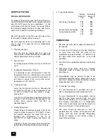 Preview for 12 page of Tricity Bendix CSIE316 Operating And Installation Instructions