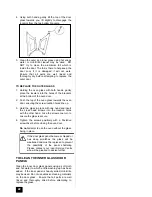 Preview for 22 page of Tricity Bendix CSIE316 Operating And Installation Instructions