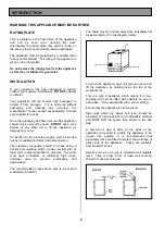 Preview for 8 page of Tricity Bendix CSIE317 Operating & Installation Instructions Manual