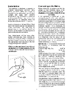 Предварительный просмотр 4 страницы Tricity Bendix D7908 Operating Instructions Manual