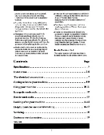 Preview for 3 page of Tricity Bendix De Luxe 71678 Operating And Installation Manual