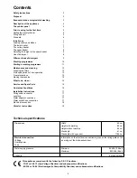 Preview for 2 page of Tricity Bendix DH 090 Instruction Book