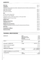 Preview for 2 page of Tricity Bendix DH 100 Operating And Installation Manual