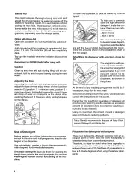 Preview for 8 page of Tricity Bendix DH085 Operating And Installation Manual