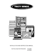 Preview for 1 page of Tricity Bendix ECD936 Installation And Instruction Manual