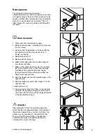 Предварительный просмотр 17 страницы Tricity Bendix FD 845 S Operating And Installation Instructions