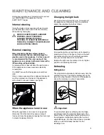 Предварительный просмотр 9 страницы Tricity Bendix FD 855 SI Operating And Installation Instructions